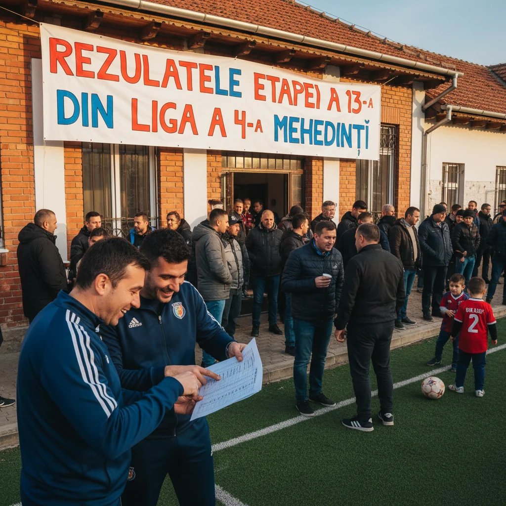 Rezultatele complete ale etapei a 13-a din Liga 4 Mehedinţi