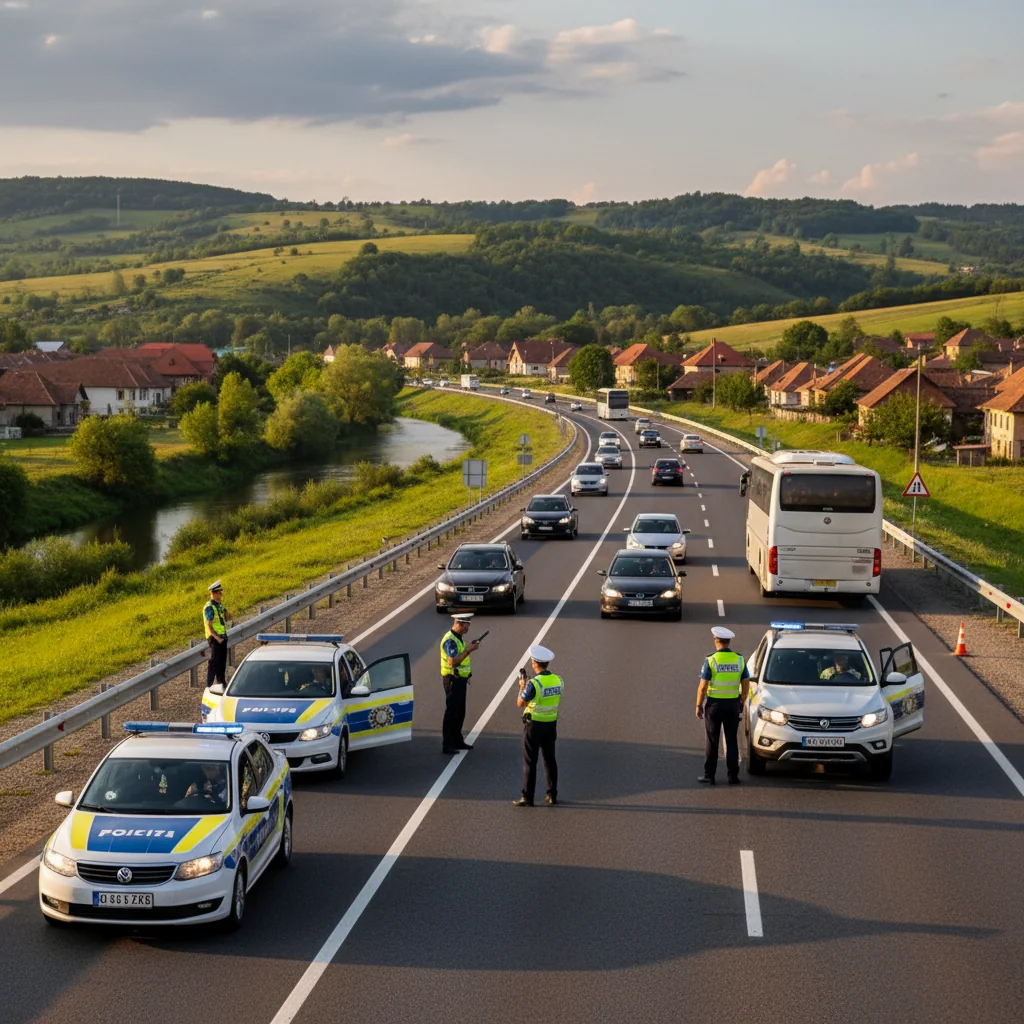 Siguranță pe drumurile din Mehedinți în minivacanța de 1 Mai