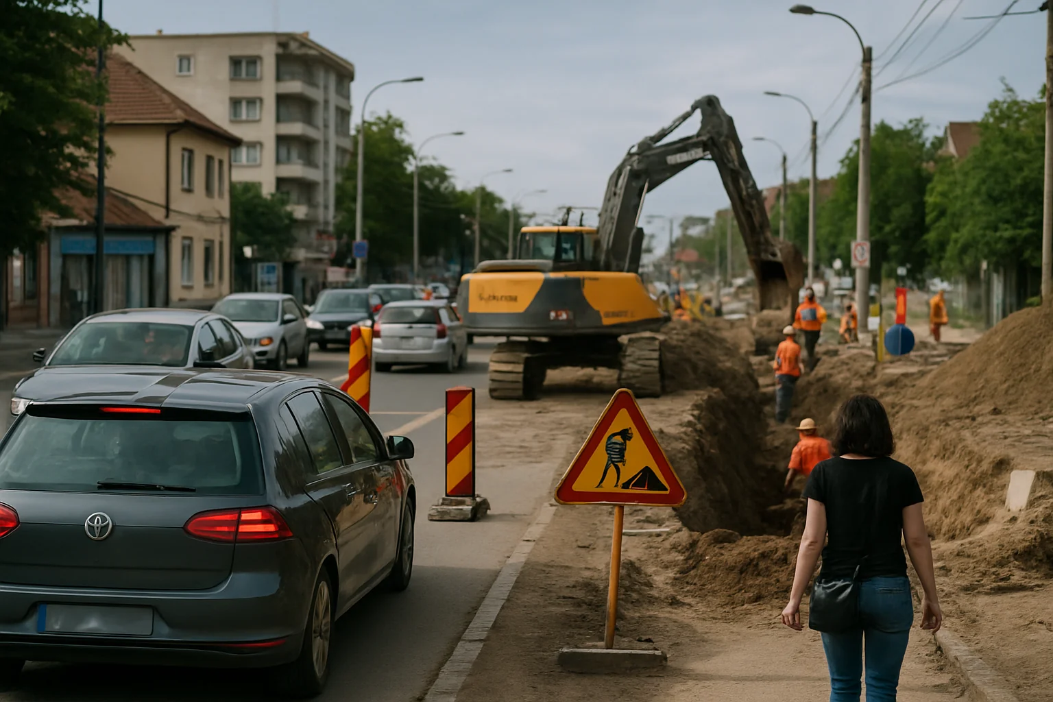 Situația actuală a traficului și lucrărilor de infrastructură în Drobeta-Turnu Severin: 25 mai 2026