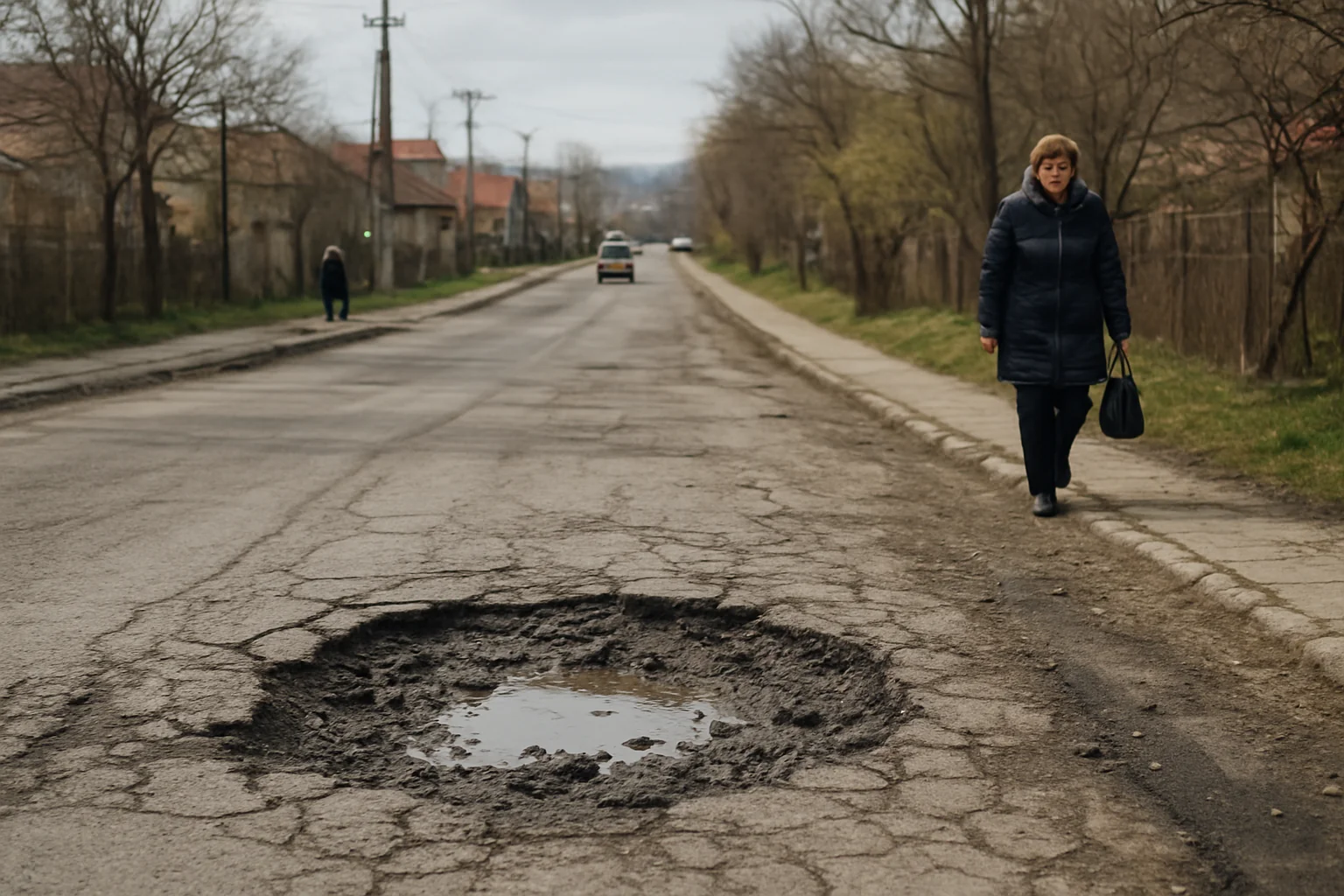 Situația infrastructurii rutiere din Drobeta-Turnu Severin la început de primăvară