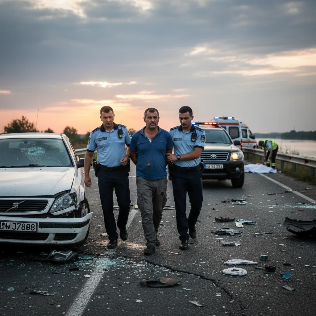 Șofer bulgar reținut după un accident mortal pe centura municipiului Drobeta‑Turnu Severin