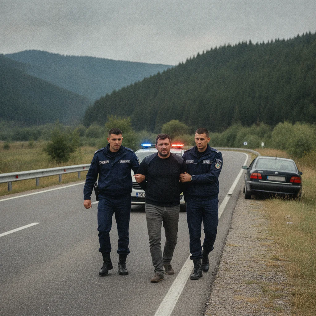 Șofer din Caraș-Severin, prins băut pe DN 67D în Mehedinți