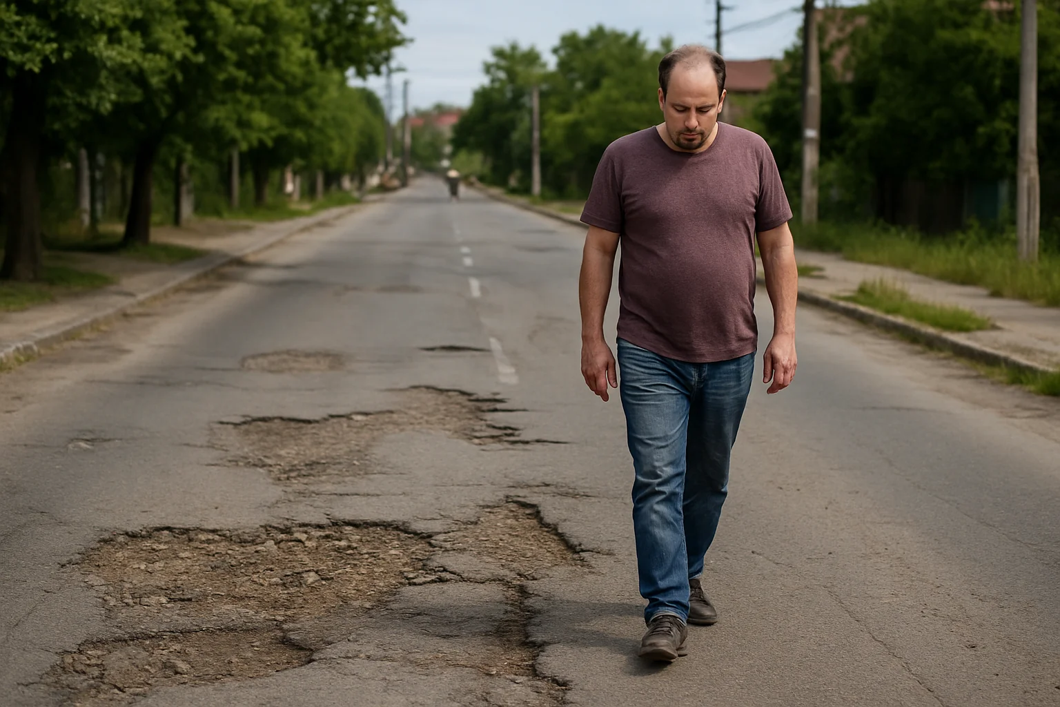 Starea infrastructurii rutiere în Drobeta-Turnu Severin la început de vară