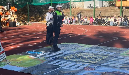 La Strehaia, ~500 de elevi la lecții de circulație în „Școala Altfel”