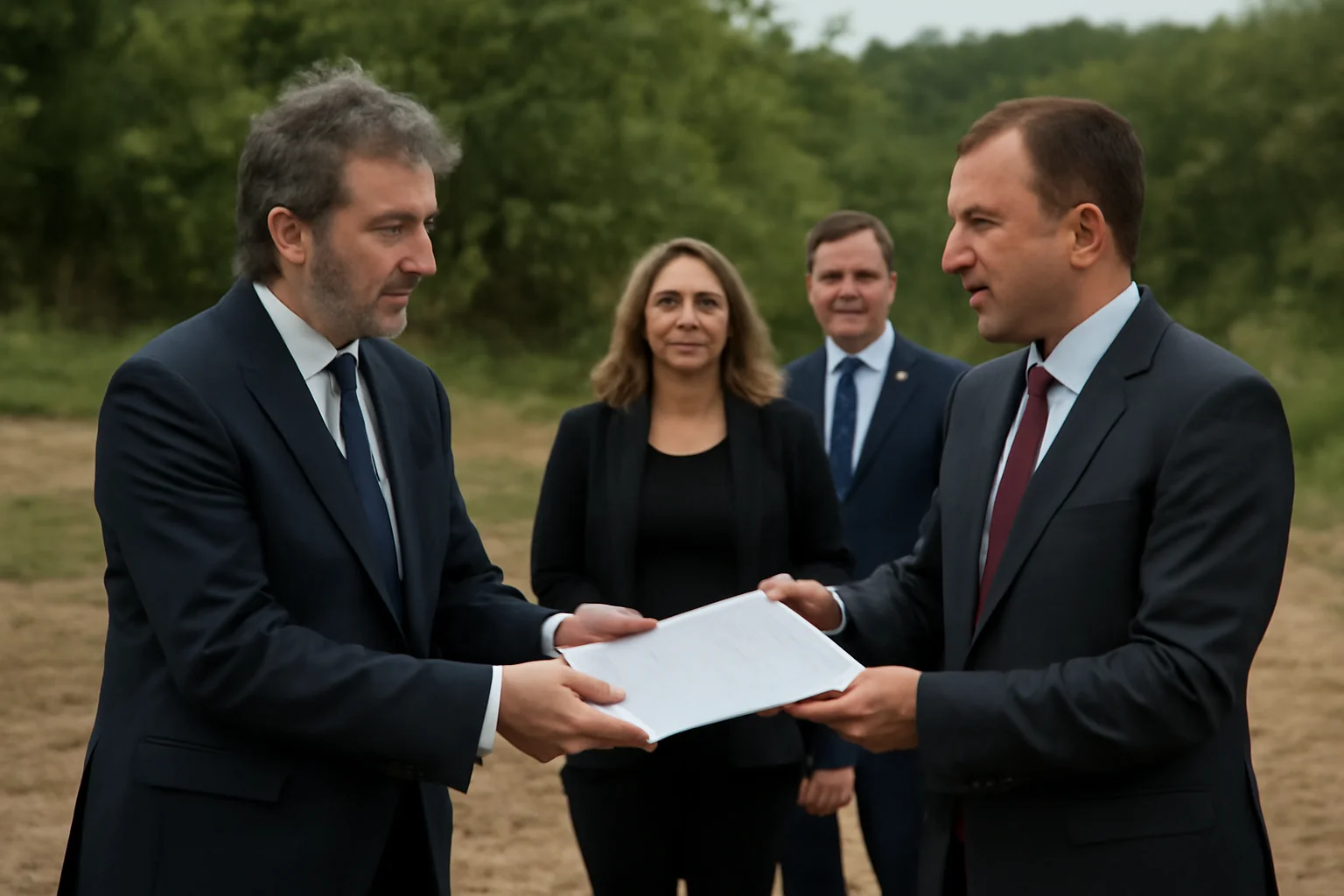 Transfer de teren în Drobeta-Turnu Severin între municipiu și Județul Mehedinți