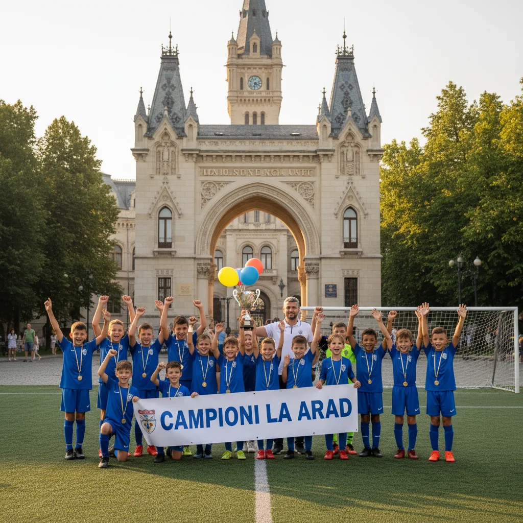U10 de la Școala Gimnazială Nr. 2, campioni la Arad