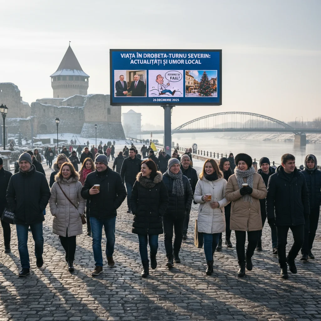 Viața în Drobeta-Turnu Severin: Actualități și umor local pentru 26 decembrie 2025