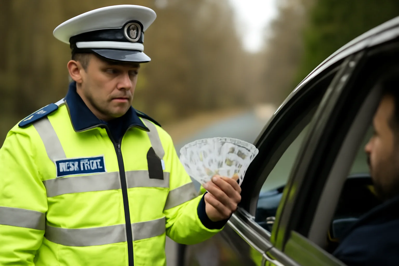 Zece șoferi lăsați fără permis în urma unui amplu control rutier